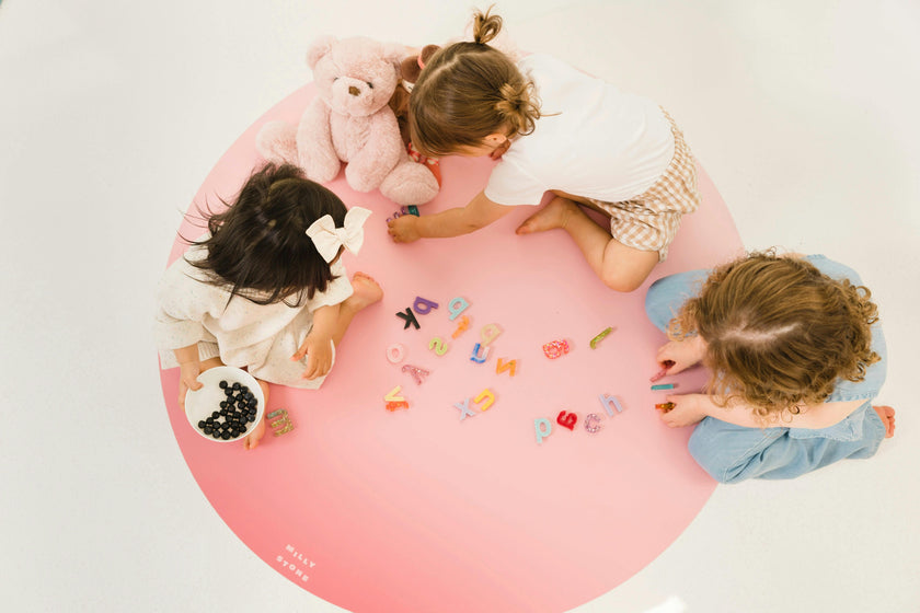 Catch All Mat for Mealtime & Playtime Mess