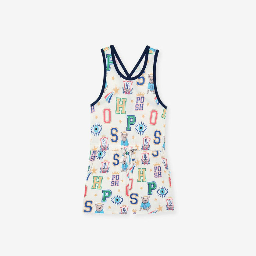 Brooke Criss-Cross Back Romper