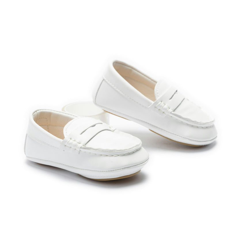 White Loafer Dress Shoes