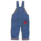 Stonewash LOVE Denim Overalls