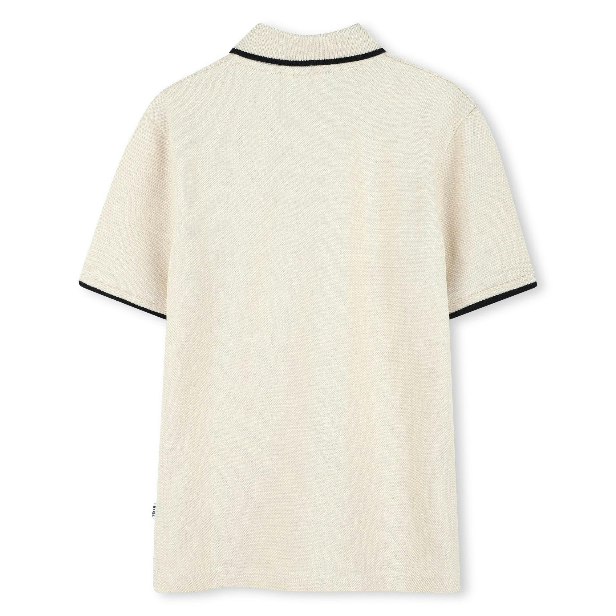 Ivory Short Sleeve Polo Shirt