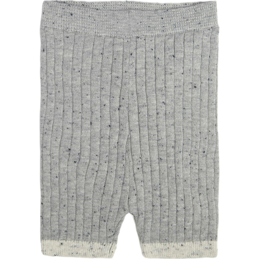 Ribbed Knit Retro Biker Shorts