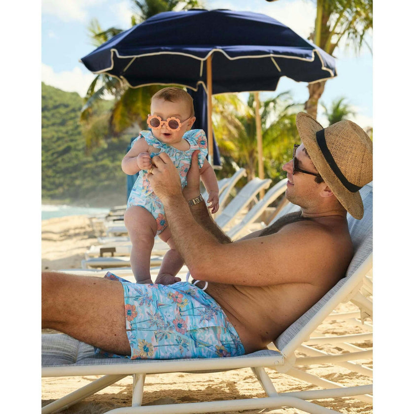 The BVIs - Girls Ruffle One Piece UPF 50+