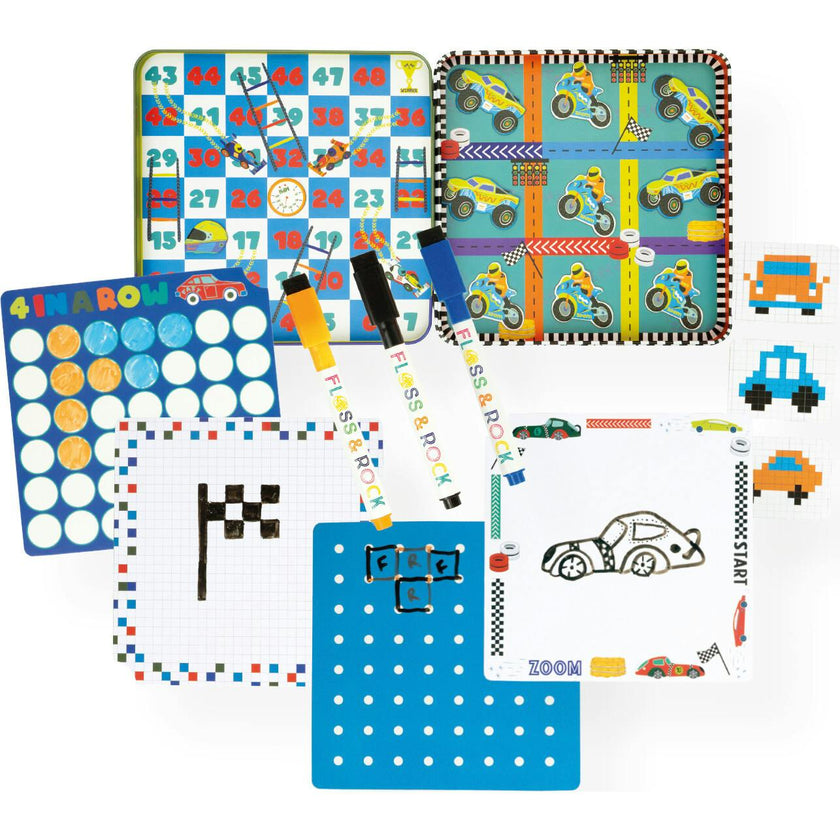 Magnetic Fun & Games Tin - Cars