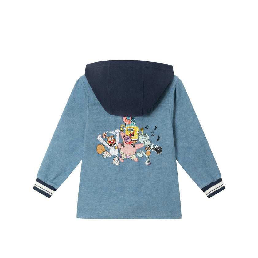 SpongeBob SquarePants™ x Andy & Evan® | Kids Krabby Patty Sleigh Ride Tee | Pink