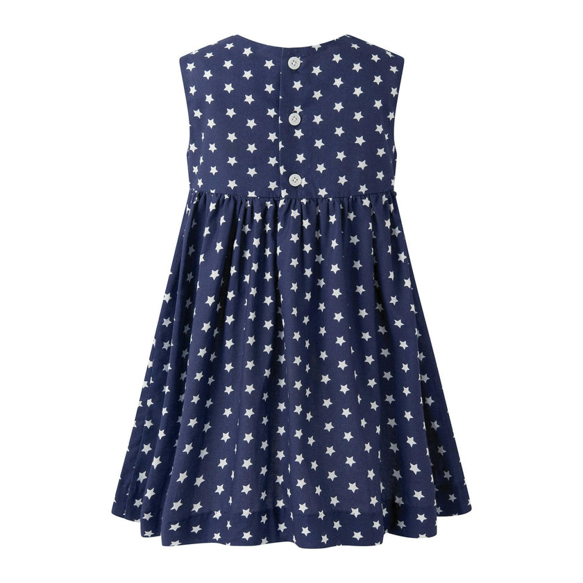 Star Print Bow Dress
