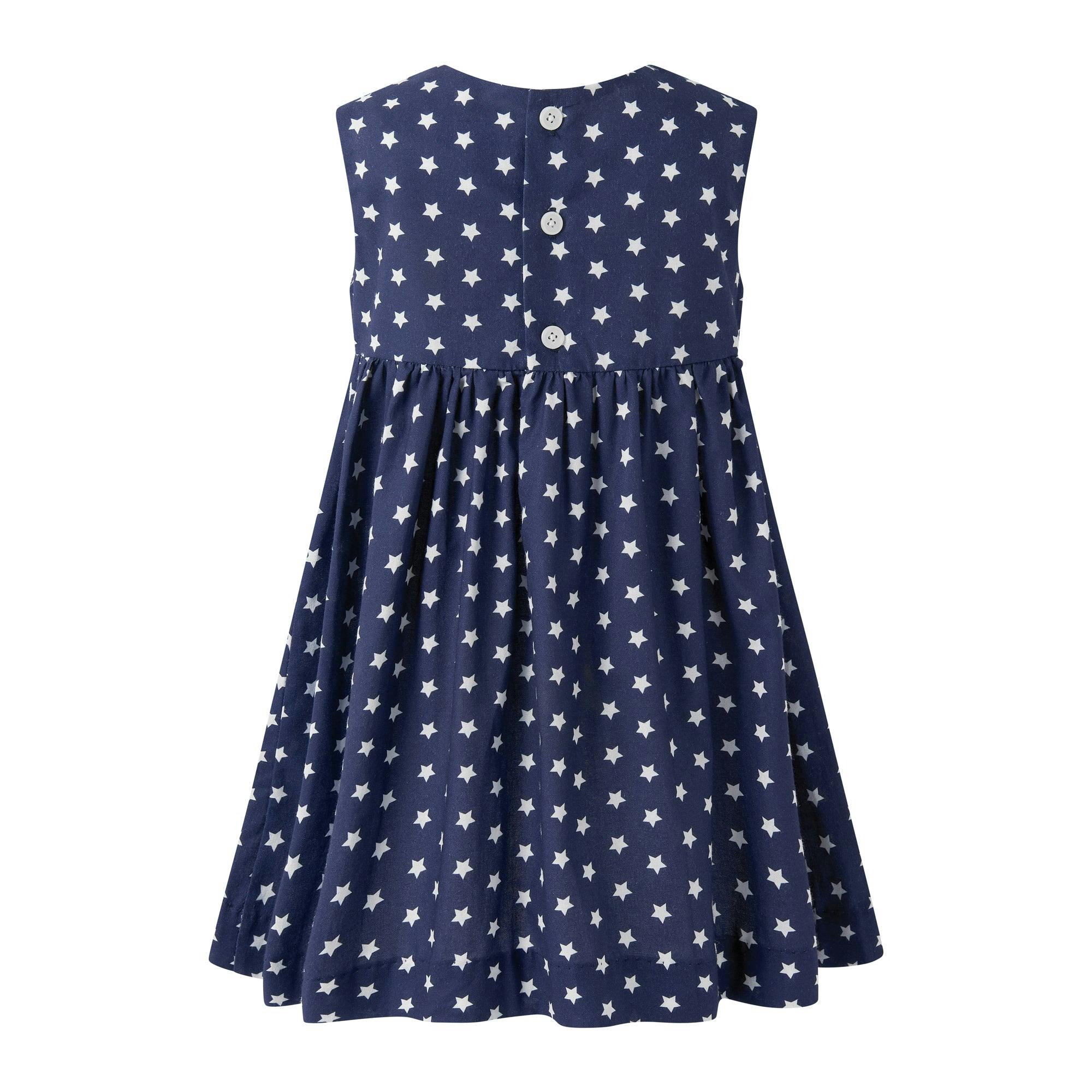 Star Print Bow Dress