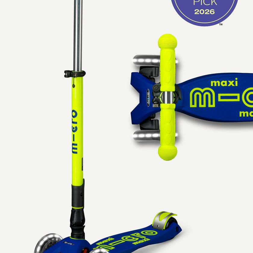Micro Maxi Foldable LED Scooter