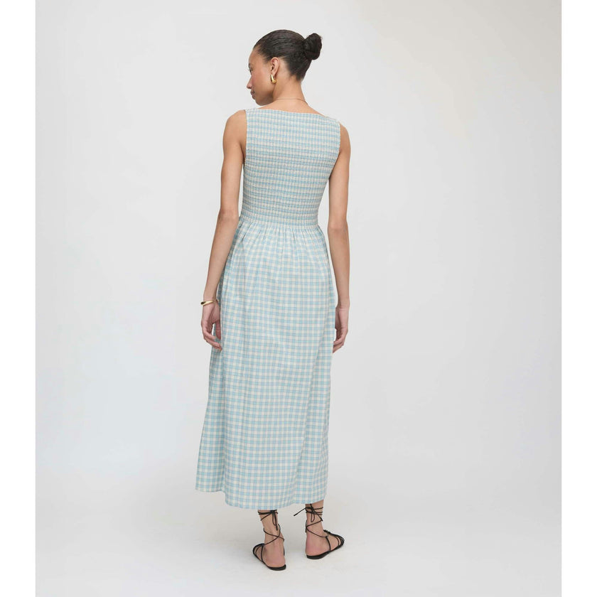 The Cosima Nap Dress - Blue/Red Gingham