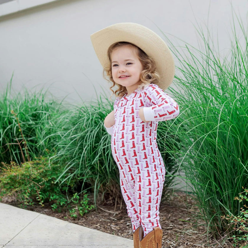 Parker Girls' Zipper Pajama - City Boots
