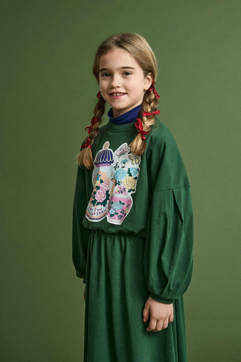 PORCELAIN DRESS GREEN