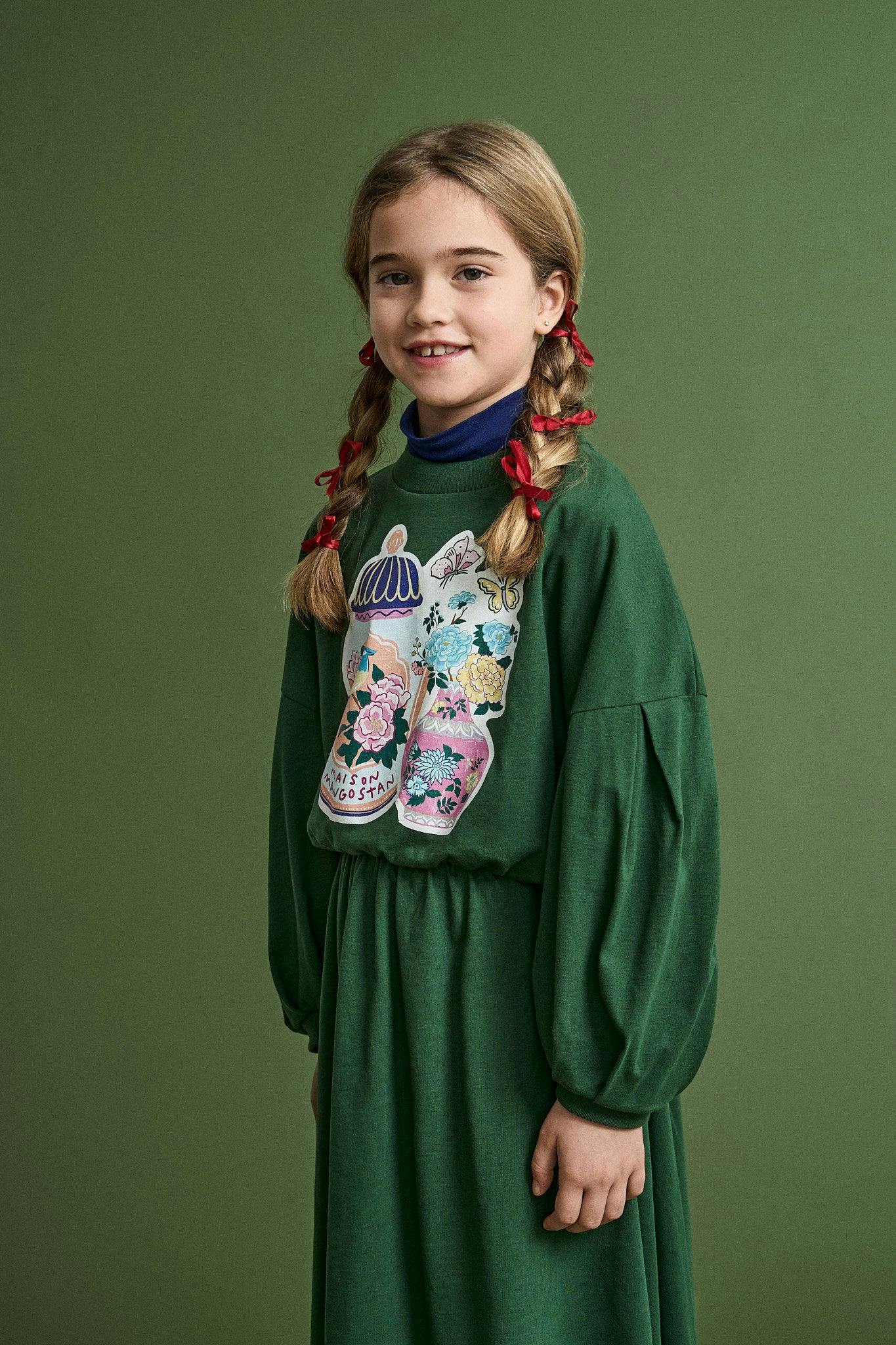 PORCELAIN DRESS GREEN