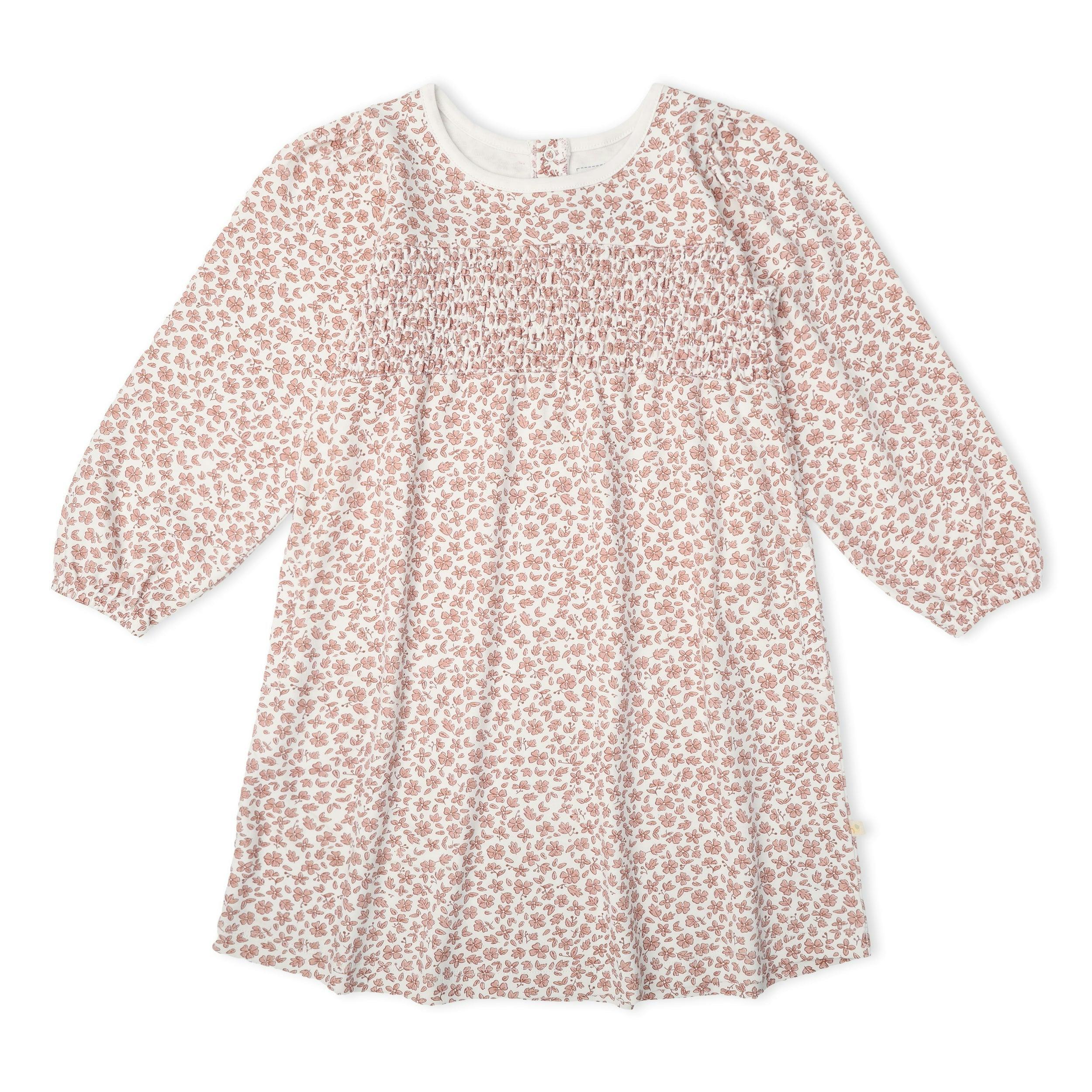 Organic Smocked Sundress - Wild Petal
