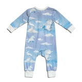 Baby Parker Print Long Sleeve Zippy One-Piece Bodysuit