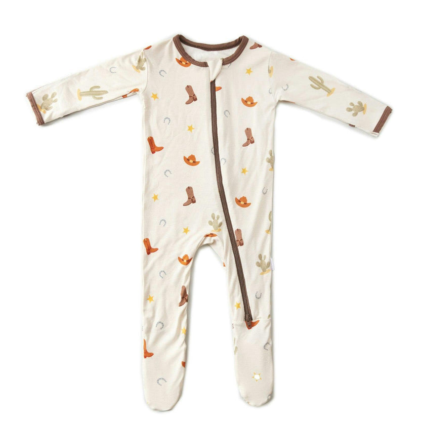 Western Zippered Footie