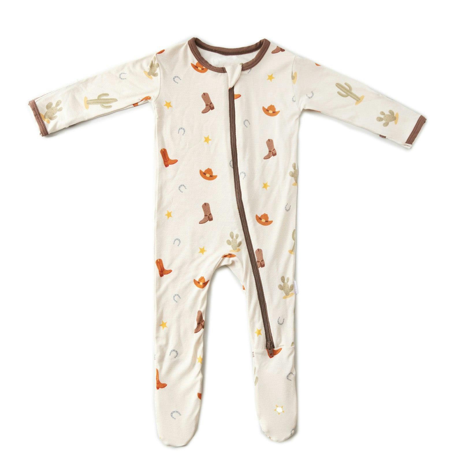 Western Zippered Footie