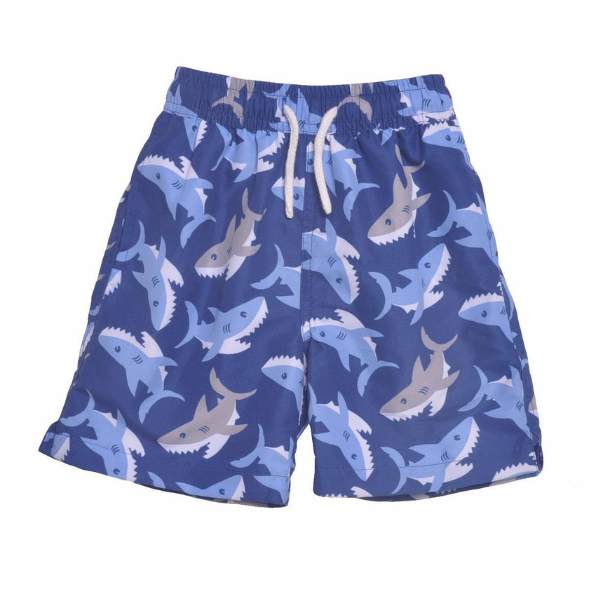 UPF 50+ Wesley Swim Trunks with Mesh Liner - C
