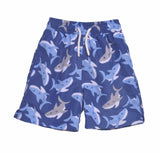 UPF 50+ Wesley Swim Trunks with Mesh Liner - C