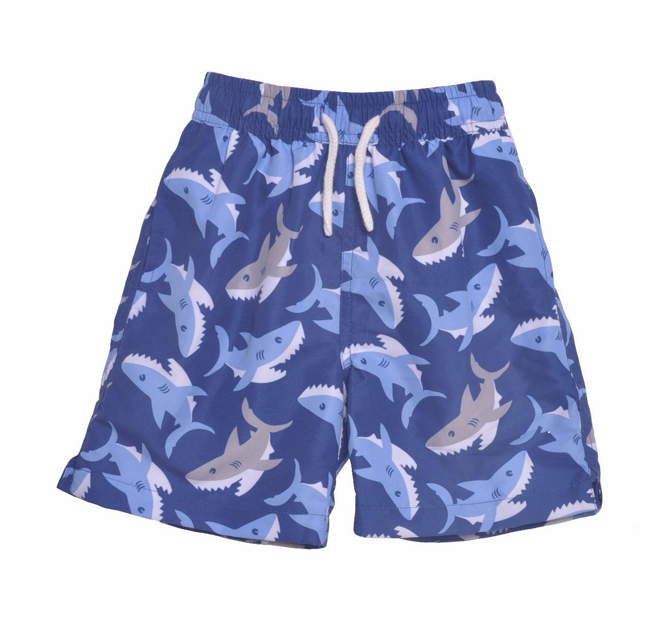 UPF 50+ Wesley Swim Trunks with Mesh Liner - C
