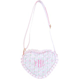 Quilted Floral Heart Purse