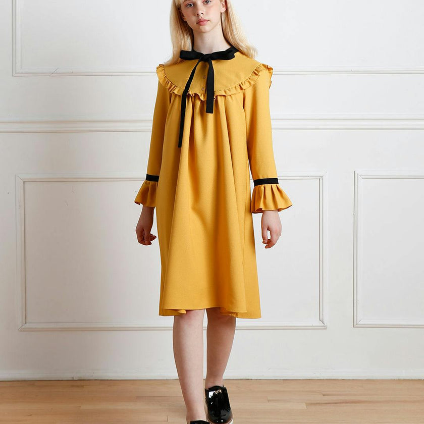 Emma dress (mustard)