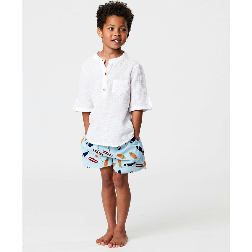 Frankie White Resort Shirt