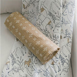 2pc. Swaddle Wraps (Copper Dash & Ezra Print)
