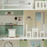 Wonderland Ariel 2-In-1 Dollhouse/Play Kitchen Playset