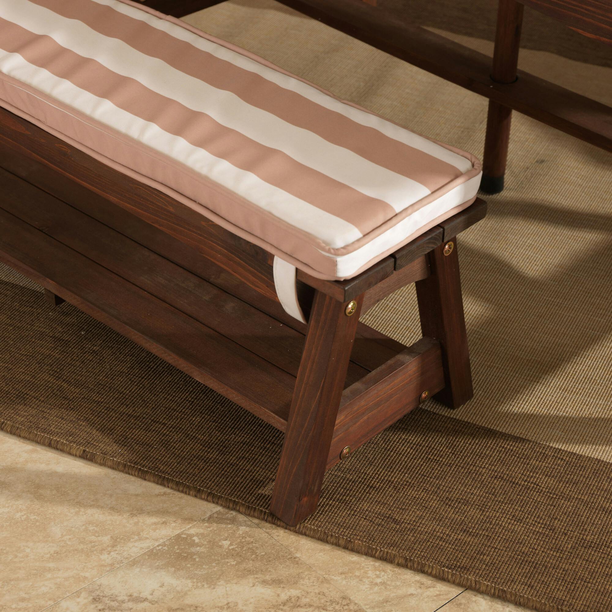 Outdoor Table And Bench Set