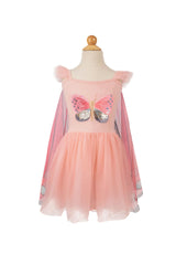 Sequins Secret Butterfly Twirl Dress with Wings
