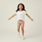 Organic Graphic Tee & Shorts Set - Beach Day
