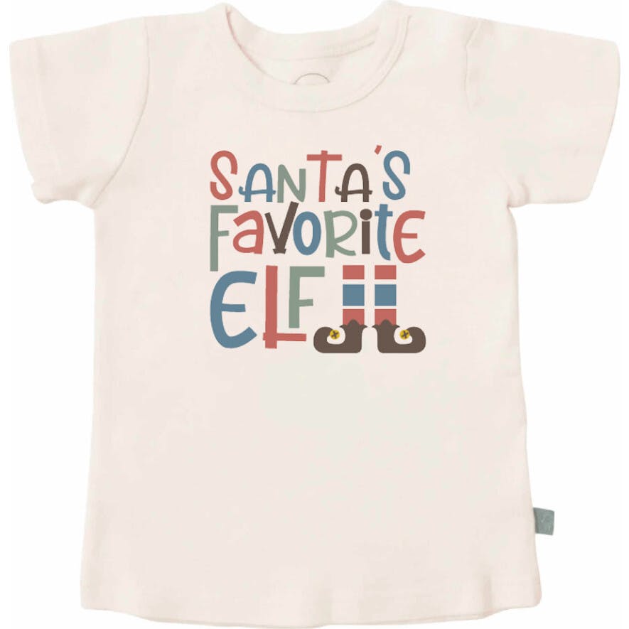 graphic tee | santas favorite elf