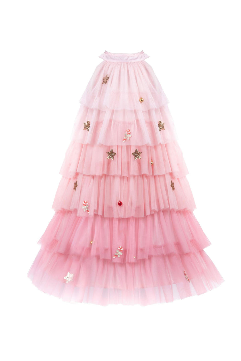 Christmas Tree Dress & Headpiece