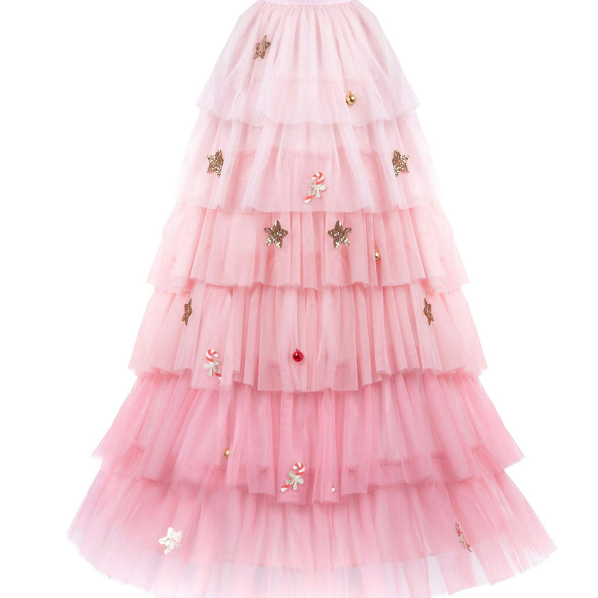 Christmas Tree Dress & Headpiece