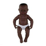 Newborn Baby Girl Doll - African - 15 3/4"