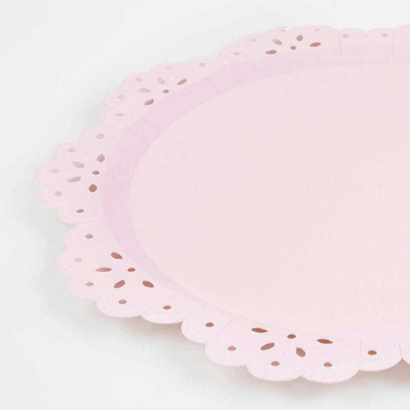 Broderie Anglaise Lace Multi Dinner Plates