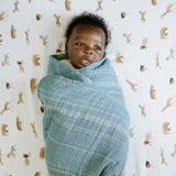 Organic Cotton Muslin Crib Sheet - White