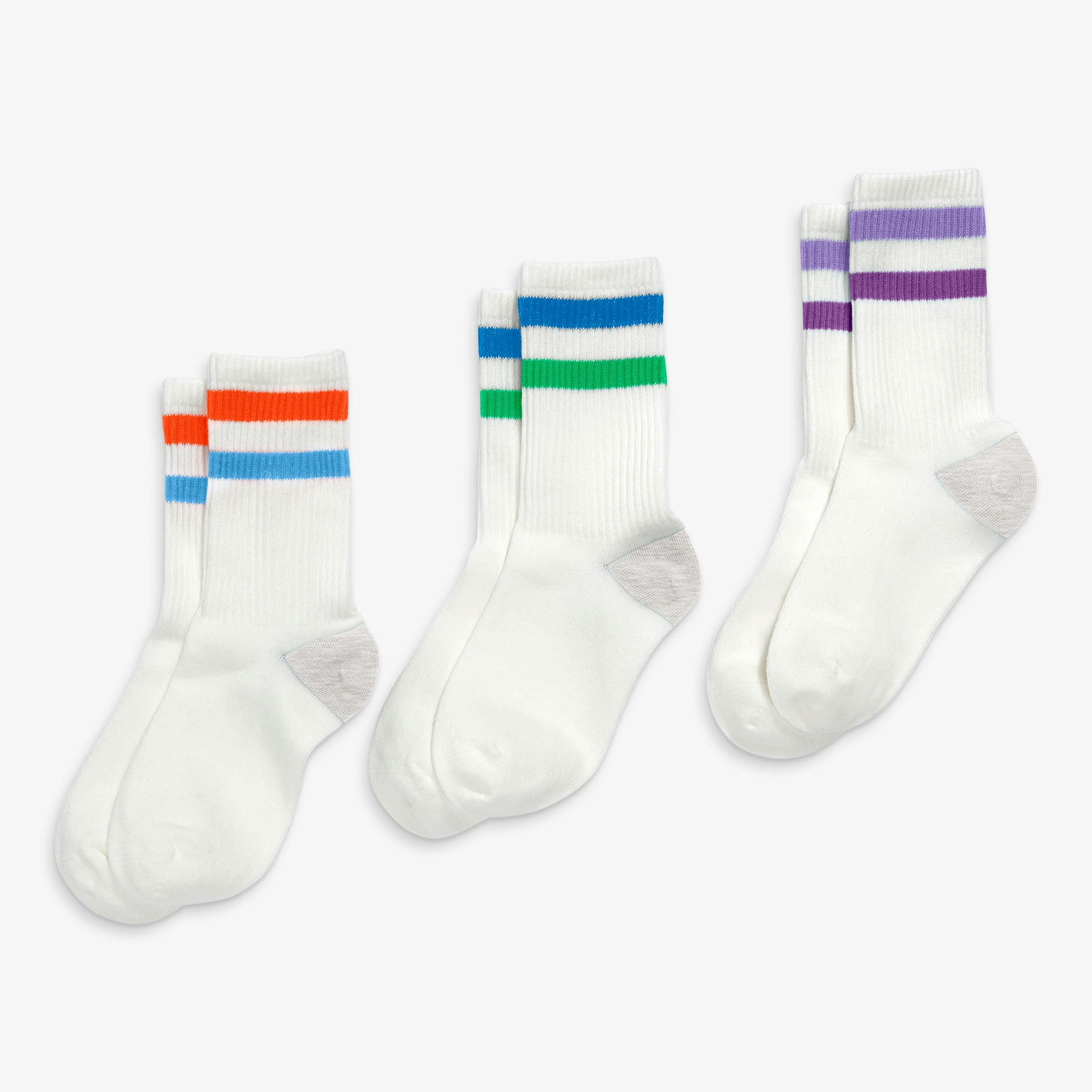 Kids athletic sock 3-pack