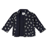 Organic Quilted Corduroy Zipper Jacket