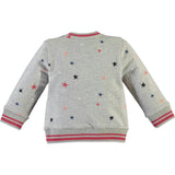 Joy & All-Over Stars Print Crew Neck Sweatshirt
