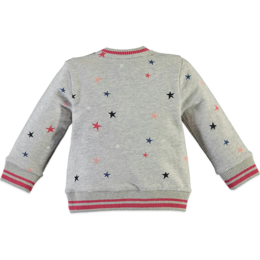 Joy & All-Over Stars Print Crew Neck Sweatshirt