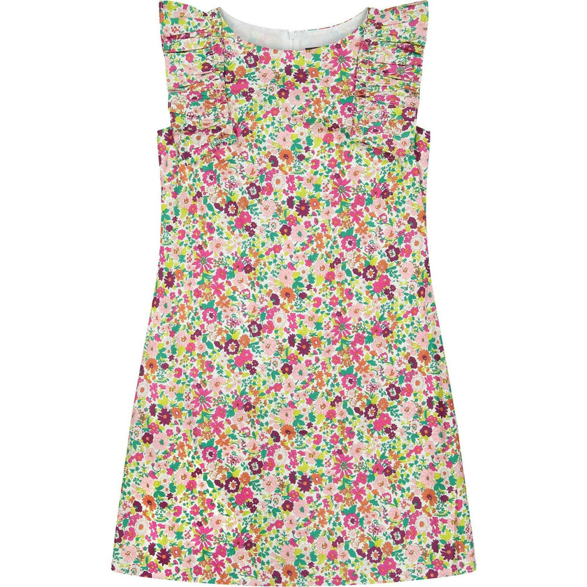 Miss B Grace Ruffle Shift Dress, Florals