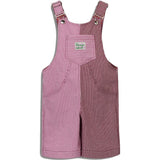 children's short dungaree - watermelon stripes