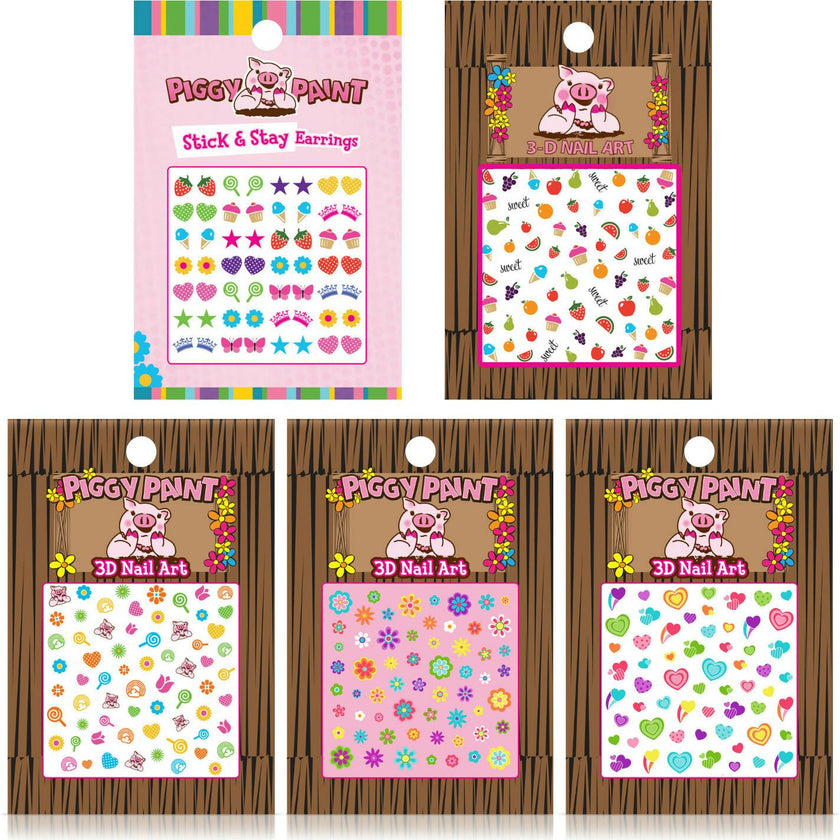 5 pack Nail Art Bundle
