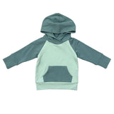 Boys Raglan Hoodie in Atlantic