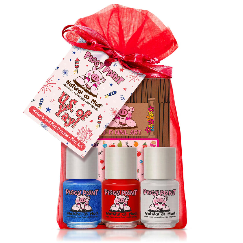U.S. of YAY! Gift Set - Kids Non-toxic Nail Polish