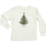 Holiday Tree Organic Kids T-Shirt Long Sleeve
