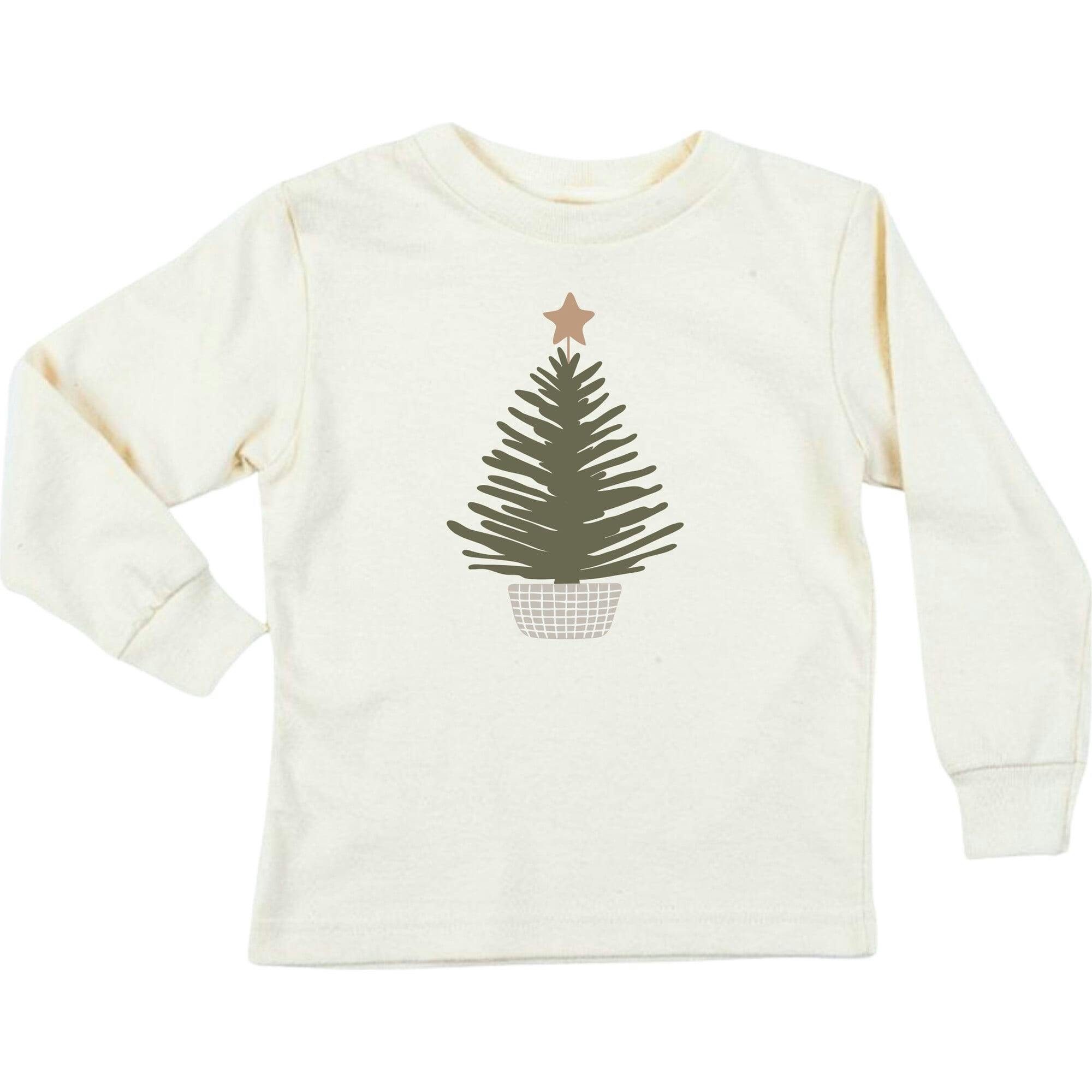 Holiday Tree Organic Kids T-Shirt Long Sleeve
