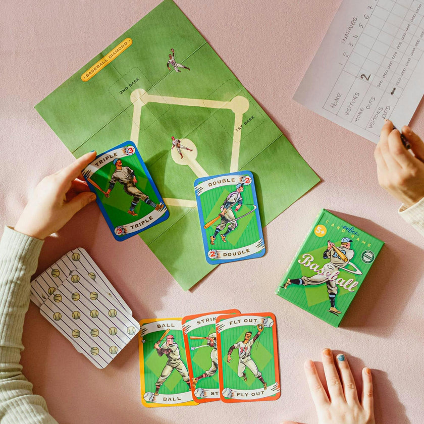 Baseball Playing Cards and Game