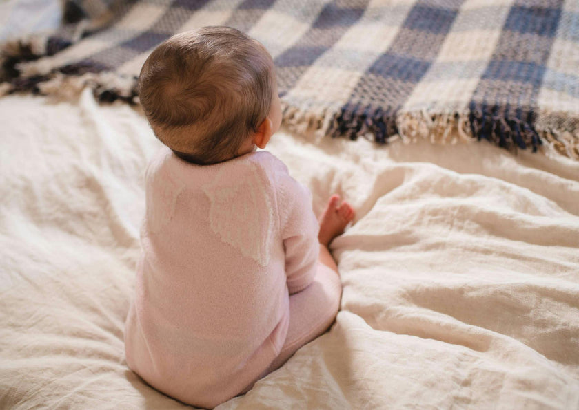 Baby Angel Onesie | Blush